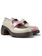 Camper Leder Pumps Beige