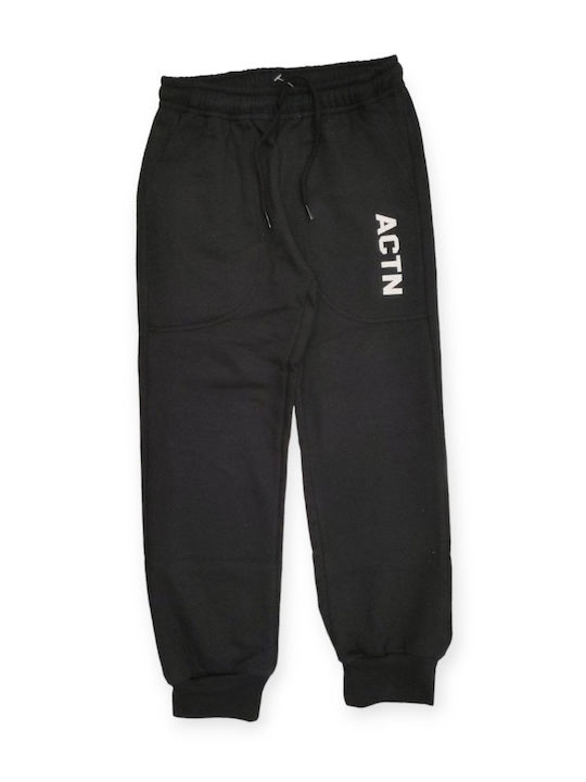 Action Sportswear Kids Sweatpants Black 1pcs