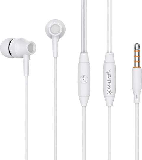 Celebrat G25-WH In-Ear Freihändig Kopfhörer mit Stecker 3.5mm Weiß