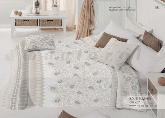 Manterol Casa Summer Set Coverlet Queen Size from Polyester 089 235x270cm 3pcs