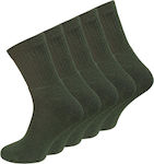 Baumwolle Army Socks Ανδρικές Στρατιωτικές Βαμβακερές Κάλτσες Χακί Νο 39-42 2033 5 Ζευγάρια