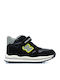 Kinder Sneakers Hoch mit Klettverschluss Schwarz