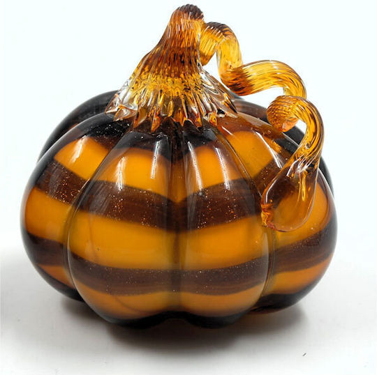 Royal Art Collection Dekorative Kürbis aus Glas 1Stück