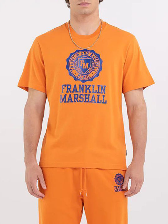 Franklin & Marshall Men's T-shirt Orange