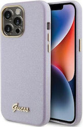 Guess Glitter Glossy Script Лилав (iPhone 15 Pro) Guess Glitter Glossy Script Лилав (iPhone 15 Pro)