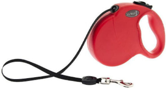 Ferribiella Foldable Dog Leash/Lead Strap in Red color 5m