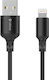 Celebrat USB-A to Lightning Cable 12W Black 1m (CB-32A-L)