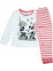 Disney Детска пижама Зимна Бяла Minnie Mouse