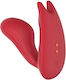 La Lolita Amsterdam Magic Umi Vibrator for Couples with Remote Control Red