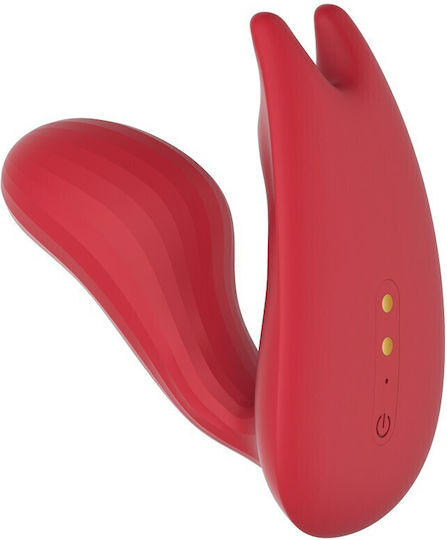 La Lolita Amsterdam Magic Umi Vibrator for Couples with Remote Control Red