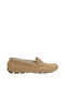 Alo Boys Leather Moccasins Camel