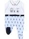 Chicco Baby Bodysuit Long-Sleeved Light Blue