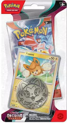 Pokemon Scarlet & Violet 3 Obsidian Flames Checklane Blister (Pawmi) Pokémon O bucată