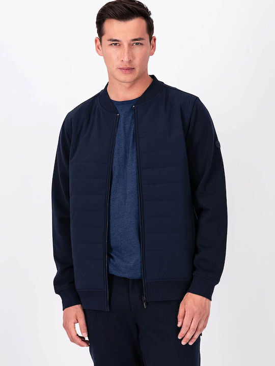 Winterjacke Bomber Marineblau