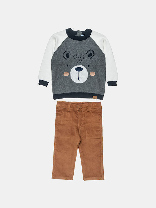 Alouette Kids Set with Pants Winter 2pcs Gray