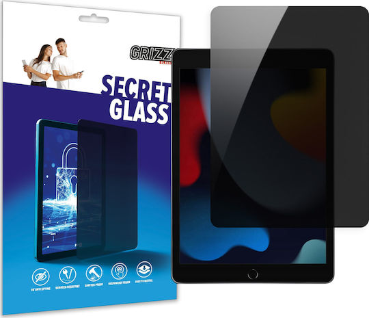 GrizzGlass Secretglass Tempered Glass (iPad Air / Air 2 / Pro 9.7” / 2017 9.7” / 2018 9.7” - iPad Air / Air 2 / Pro 9.7” / 2017 9.7” / 2018 9.7”)
