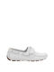 Alo Boys Leather Moccasins White