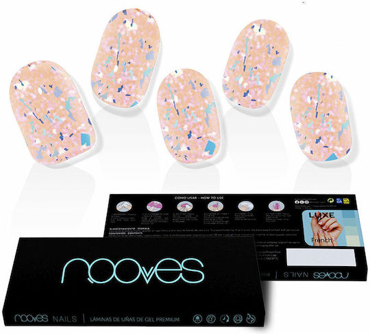 NOOVES Nail Tips in Orange Color 20pcs