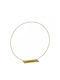 Palma Emporio Office Decoration from Metallic 17x35x90cm in Gold color