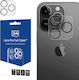 3MK Lens Pro Full Cover Προστασία Κάμερας Tempered Glass Διάφανο για το iPhone 13 Pro / 13 Pro Max