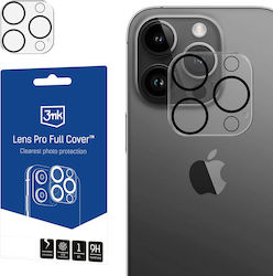 3MK Lens Pro Full Cover Kameraschutz Gehärtetes Glas Transparent für das Apple iPhone 12 Pro.