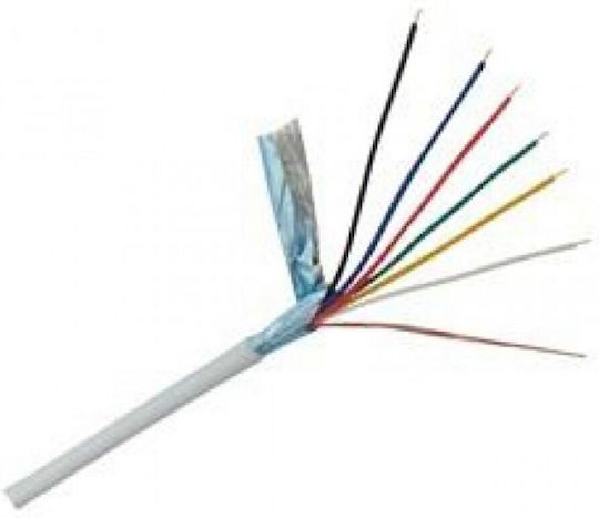 Cablu de alarmă cu Diametru 6x0.22mm² 100m