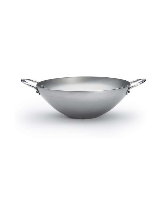 De Buyer Mineral B Wok από Ανθρακούχο Χάλυβα με...