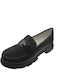 Leder Kinder Slipper & Mokassins Schwarz