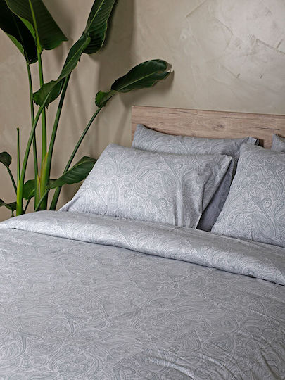 Sunshine Duvet Cover Cotton Single 170x250 Cotton Feelings 2040 Grey