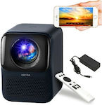 Wanbo T2 Max New Projector Full HD LED Lamp Wi-Fi Connected with Built-in Speakers Blue