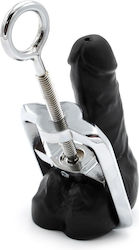 Kiotos Testicle Forceps BDSM Accessory in Silver Color