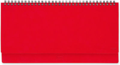 Legami Milano Weekly Spiral Planner Agenda 2024 Red 15x29cm AG2412099