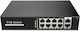 Eucom 11-001-014 Negestionat L2 PoE+ Switch cu 10 Porturi Gigabit (1Gbps) Ethernet