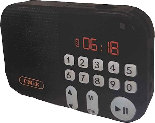 CMIK MK-109E Tragbares Radio mit USB Schwarz