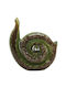 Marhome Decorative Snail made of Glass 14.5x4.5x14cm 1pcs