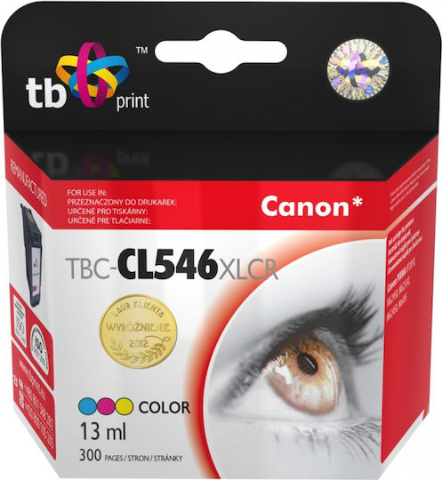 TB Print Συμβατό Μελάνι Εκτυπωτή InkJet Canon MG2450 300 Σελίδων 13ml Πολλαπλό (Color) 1τμχ