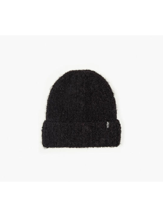 Levi's Beanie Feminin Căciulă Tricotat în culoarea Negru