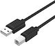 Unitek 5m USB 2.0 Cable A-Male to B-Male (Y-C421GBK)