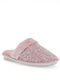 Parex Anatomic Women's Slippers with Fur Pink