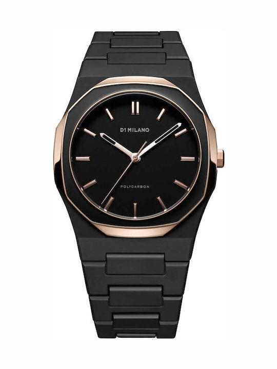 D1 Milano Polycarbon Watch Battery with Metal Bracelet