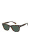 Polaroid Unisex Sunglasses with Brown Tartaruga Plastic Frame and Green Polarized Lens PLD6206/S 086/UC