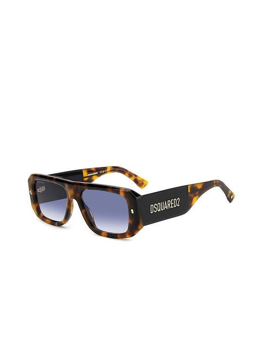 Dsquared2 D2 Sunglasses with Blue Frame and Blue Lens D2-0107S086