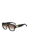 Dsquared2 Unisex Γυαλιά Ηλίου με Μαύρο Κοκκάλινο Σκελετό και Μαύρο Φακό D2-0106S807