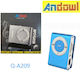 Andowl Q-a209 MP3 Player (16GB) Blue