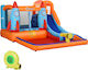 Outsunny Inflatable Bouncer Castle with Trampoline & Slide 350x250x185cm