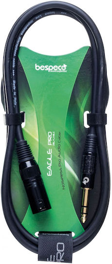 Bespeco Cable 6.3mm male - 6.3mm male 1m (CALIN596)
