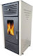 Thermosteel Pellet Stove Fan Heater 8kW
