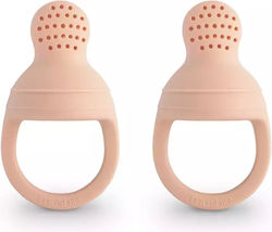 Mushie Silicone Baby Feeder for 6+ months 2pcs Pink