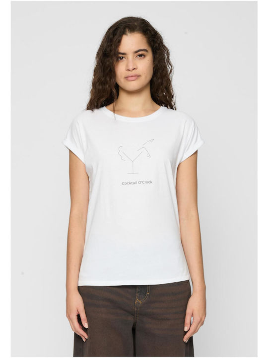 Mister Tee T-shirt με Στάμπα Λευκό
