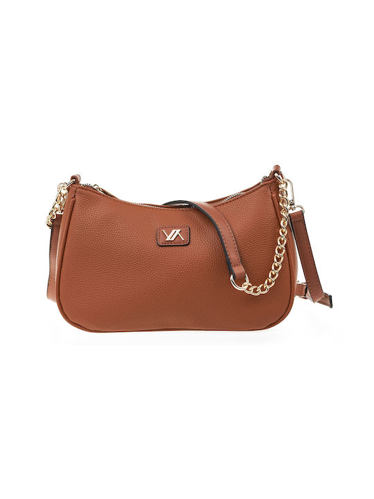 Verde Women's Bag Shoulder Tabac Brown